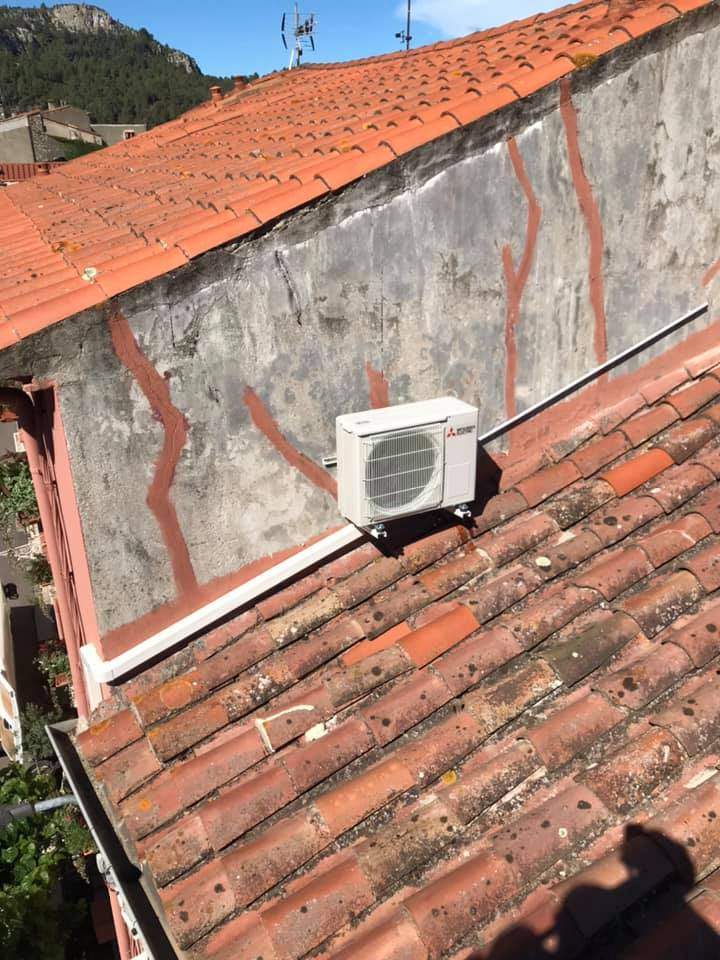 Unité extérieure d'un climatiseur Espira-de-l’Agly